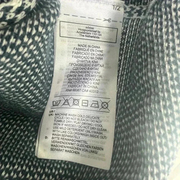 ADIDAS Men's Sport Quarter Zip Sweater Lightweight Hockey Size XL - Picture 4 of 8